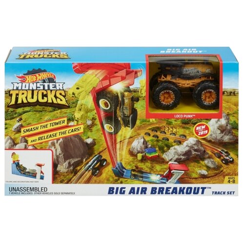 Трек Hot Wheels Monster Trucks Big Air Breakout GCG00