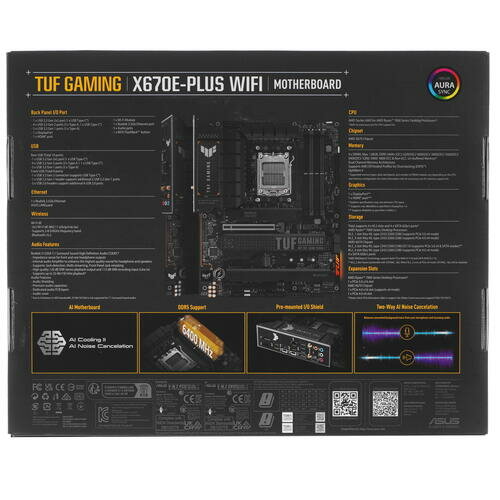 Материнская плата Asus TUF GAMING X670E-PLUS WIFI, SocketAM5, ATX - фото №19