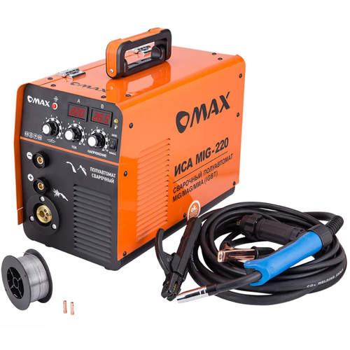 Сварочный инвертор полуавтомат MAX ИСА MIG-220 (MMA/MIG/MAG) G0014
