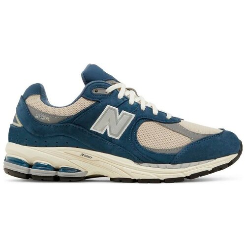 Кроссовки New Balance 2002, летние, натуральная кожа, размер 41.5 EU, синий