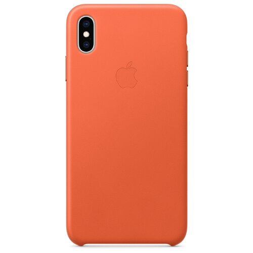 фото Чехол-накладка apple кожаный для iphone xs max теплый закат