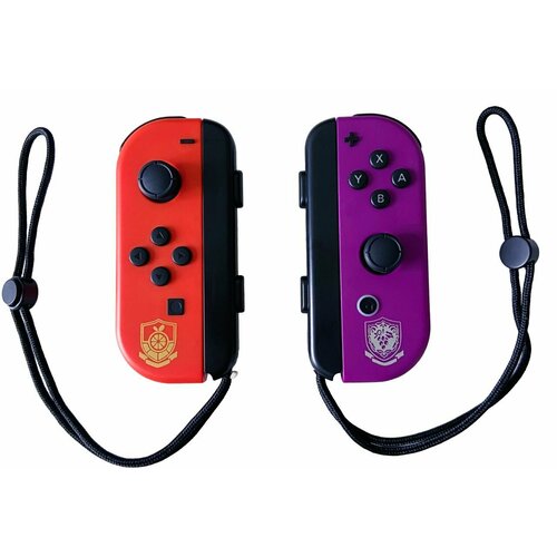 Геймпад совместимый с Nintendo Switch, 2 контроллера Joy-Con L/R (красный-фиолетовый)