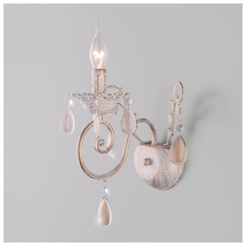 фото Классическое бра eurosvet 10009/1 золото с белым