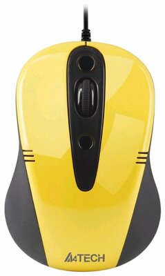 Мышь A4Tech N-370FX-2 Yellow USB