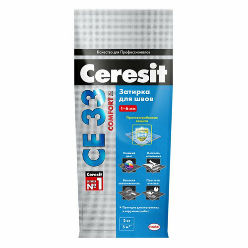 Затирка Ceresit CE 33 Мята затирка ceresit ce 33 super 2 кг мята 64