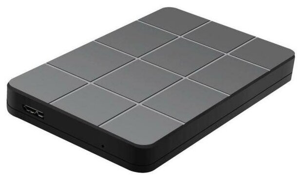 AgeStar 3UB2P1 USB 3.0 Внешний корпус 2.5 SATAIII HDD/SSD пластик, чёрный