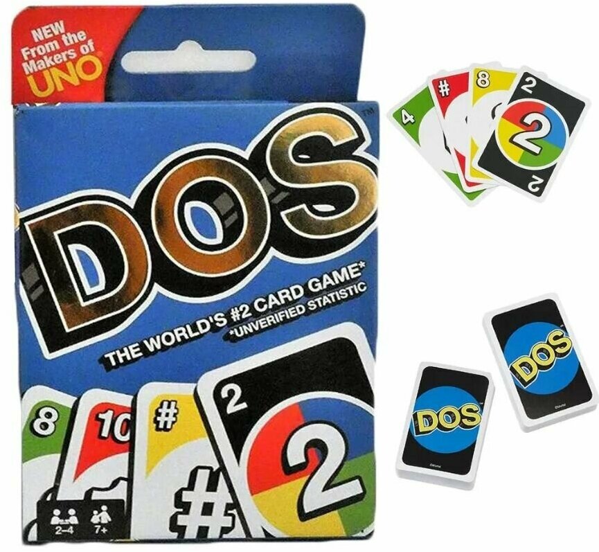 Настольная карточная игра UNO DOS (УНО ДОС)