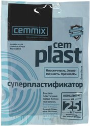 Добавка суперпластификатор для бетонов и растворов CemMix CemPlast концентрат саше 50 мл