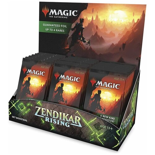 magic the gathering коллекционный bundle набор издания zendikar rising на английском языке MTG: Дисплей сет-бустеров издания Zendikar Rising на английском языке