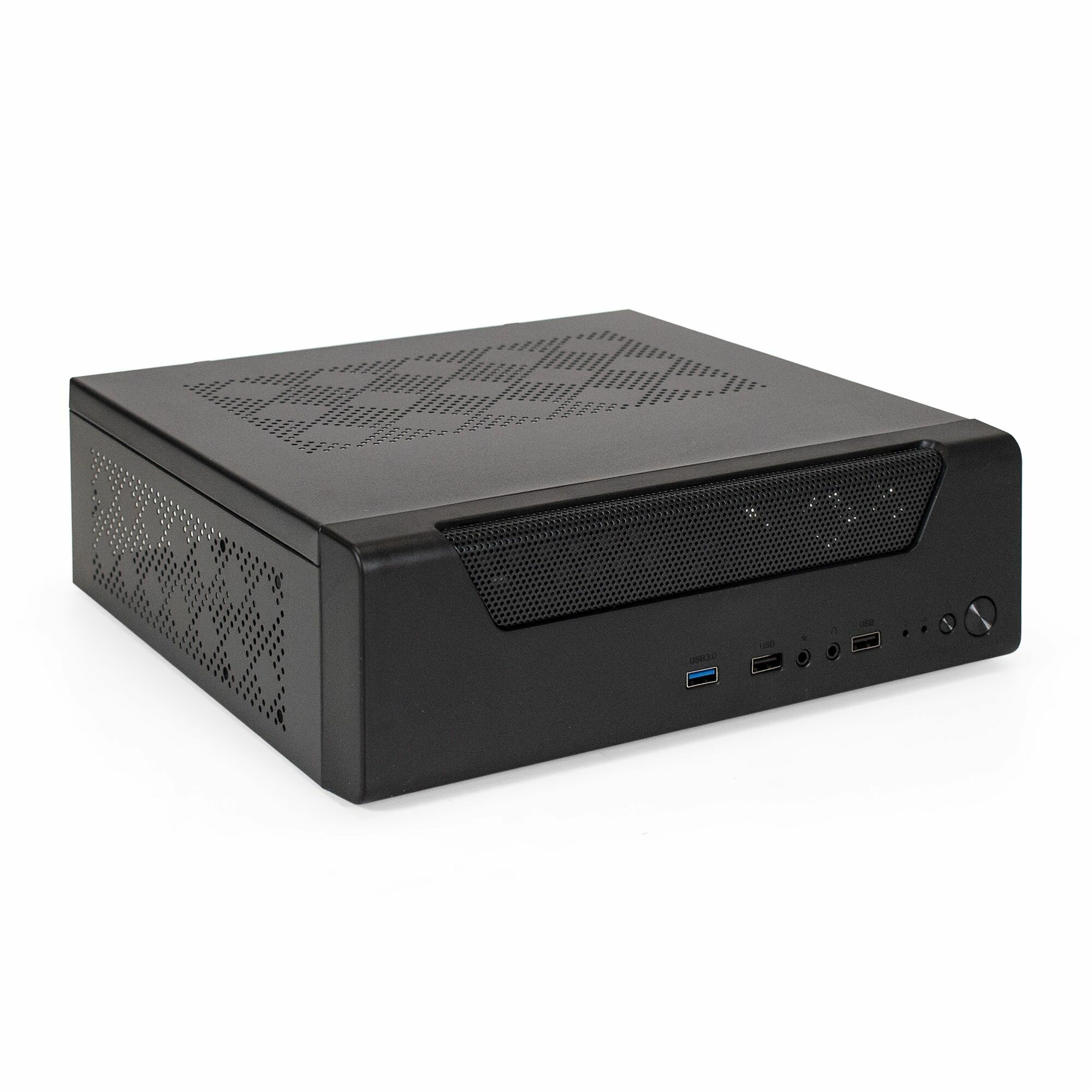 Корпус Desktop ExeGate FL-102-TPS300 (mini-ITX, БП TPS300 с вент. 8см, 2*USB + 1*USB3.0, аудио, черный) EX294019RUS