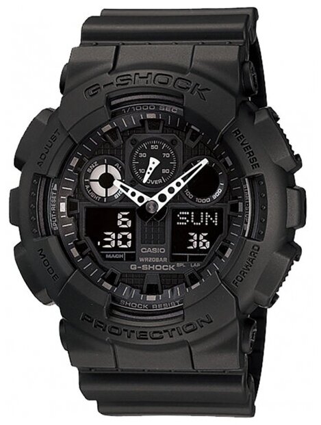 Наручные часы CASIO Наручные часы CASIO G-SHOCK GA-100-1A1ER, черный