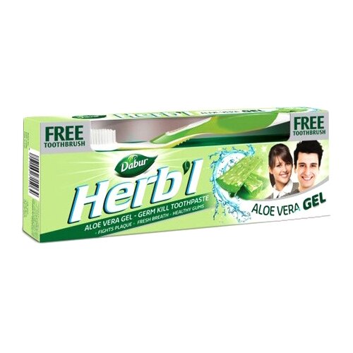 Зубная паста Dabur Herb’l Алоэ Вера, 150 мл, 150 г