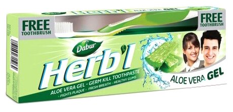 Зубная паста Dabur Herb’l Алоэ Вера, 150 г