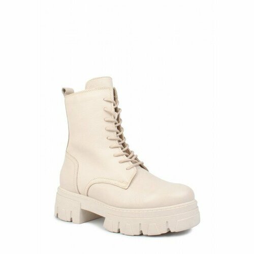 фото Ботинки marco tozzi, размер 36 ru, бежевый