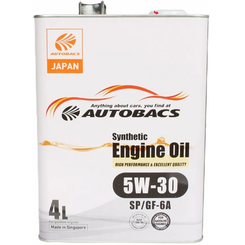 Масло моторное AUTOBACS 5W30 4л FS SN/CF (сингапур)