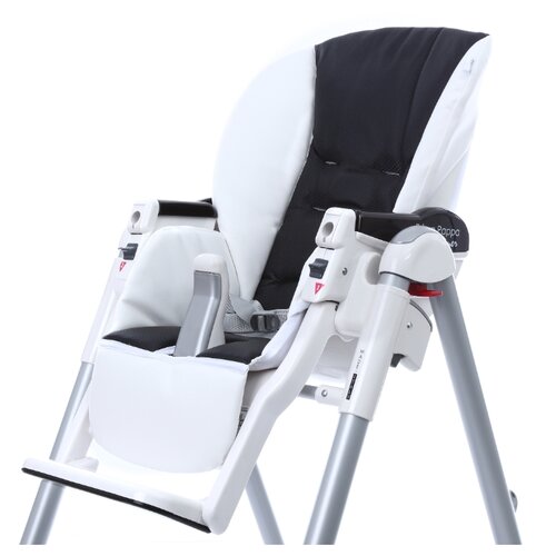 Сменный чехол сидения Esspero Sport к стульчику для кормления Peg-Perego Diner (White/Black) сменный чехол сидения esspero к стульчику для кормления peg perego diner best duplo стеганная кожа white