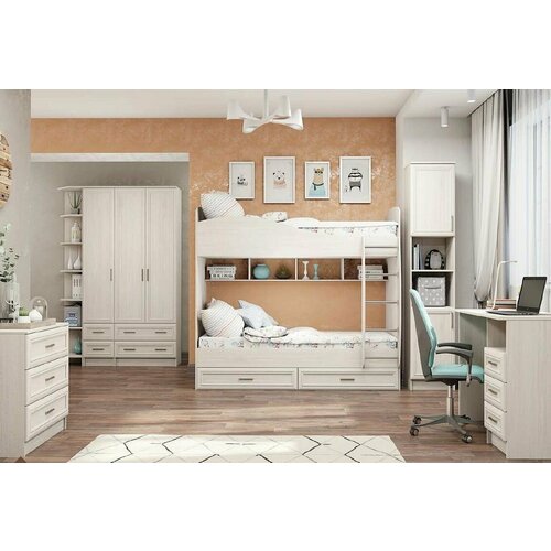 Принцесса Кровать двухъярусная без матраца ЦРК ПРН10 28700₽