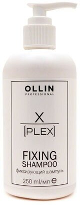 Шампунь Ollin Professional X-Plex Fixing, для поврежденных волос, с дозатором, 250мл