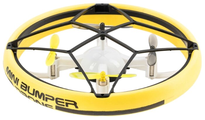 Квадрокоптер Silverlit Bumper Drone Mini желтый фото 1