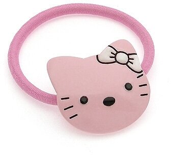 Резинка для волос с декоративным элементом Magie Accessories Hello Kitty (розовый) 1шт