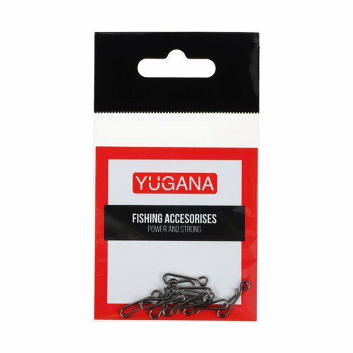 Застежка YUGANA, F-6025, №1, 10 кг, 10 шт