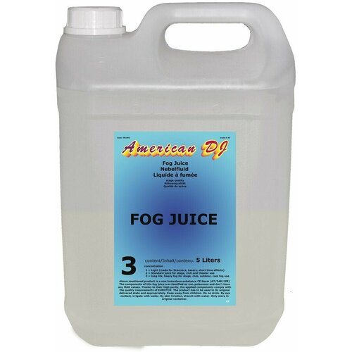 ADJ Fog Juice 3 heavy - 5 Liter Жидкость для дым-машины