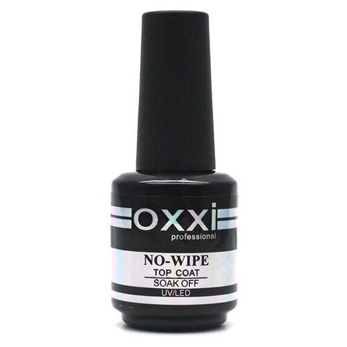 Купить Oxxi Верхнее покрытие Crystal Top Coat No Wipe, бесцветный, 15 мл