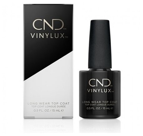 CND Верхнее покрытие Vinylux Long Wear Top Coat, бесцветный, 15 мл