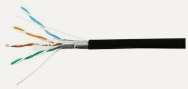 Изображение товара Кабель FTP 4PR 24AWG 4х2х0,51 CAT5e 305метров в коробке, Cu Outdoor (PE), экранированный, медный, Skynet Premium