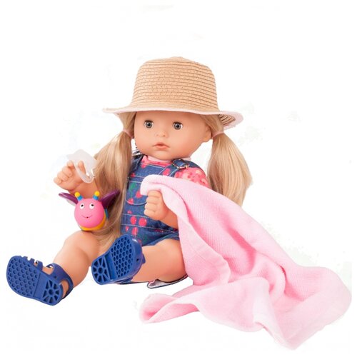 15 25 см подлинная цельная кукла raab laboon anime фигурка плюшевая игрушка высококачественная кукла соломенная шляпа пиратский знак кит остров мяг Кукла Gotz Макси Аквини блондинка Вишенка, 42 см, 2018244