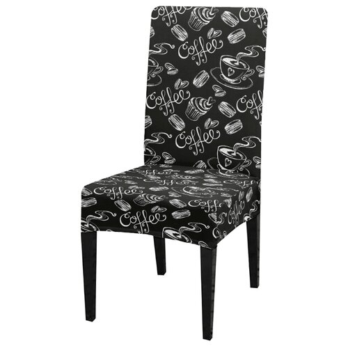 фото Чехол на стул 18212, универсальный, 40 см. сирень