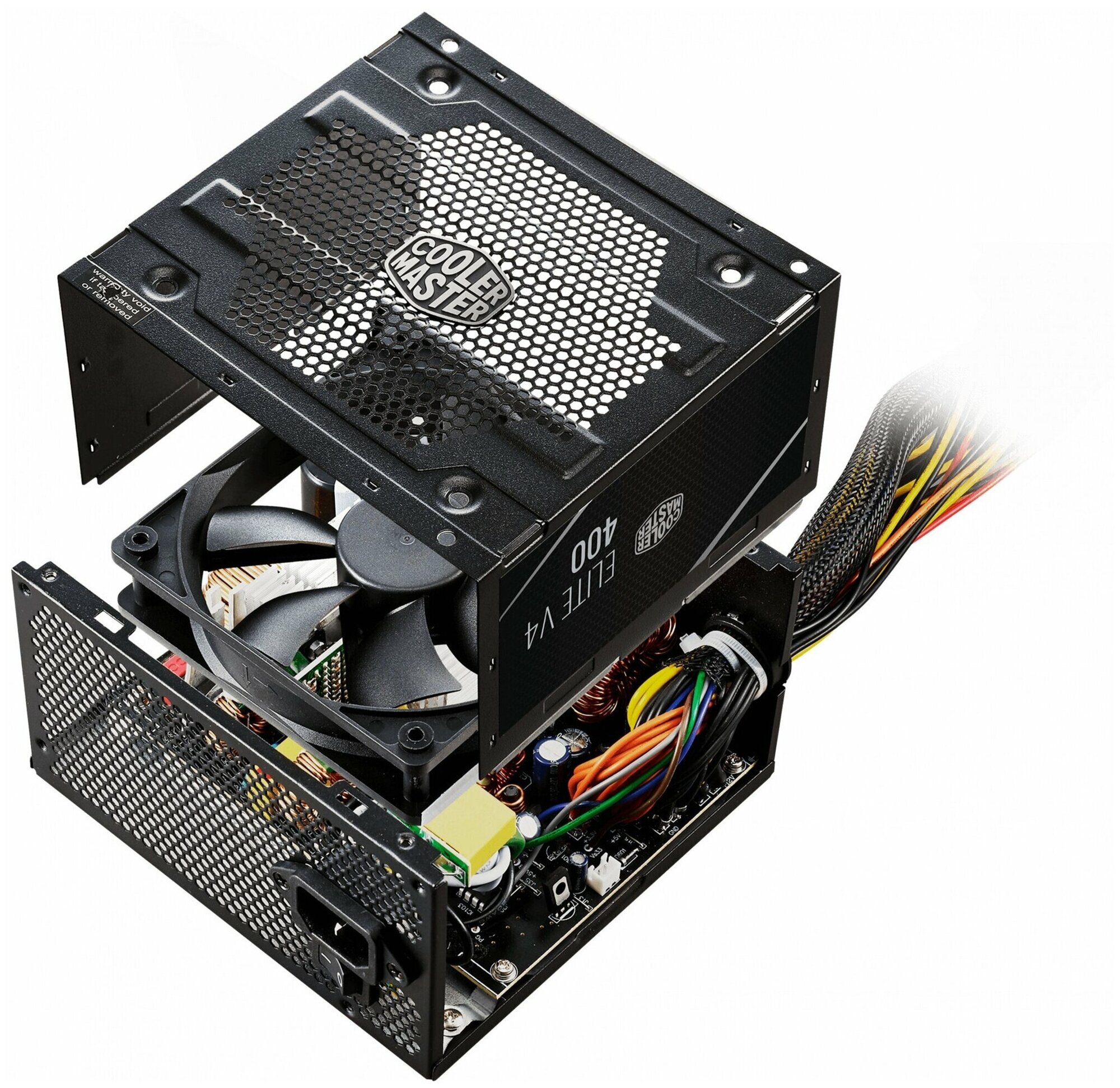 Блок питания COOLER MASTER Elite V4 400W, 400Вт, 120мм, черный, retail [mpe-4001-acabn-eu] - фото №8