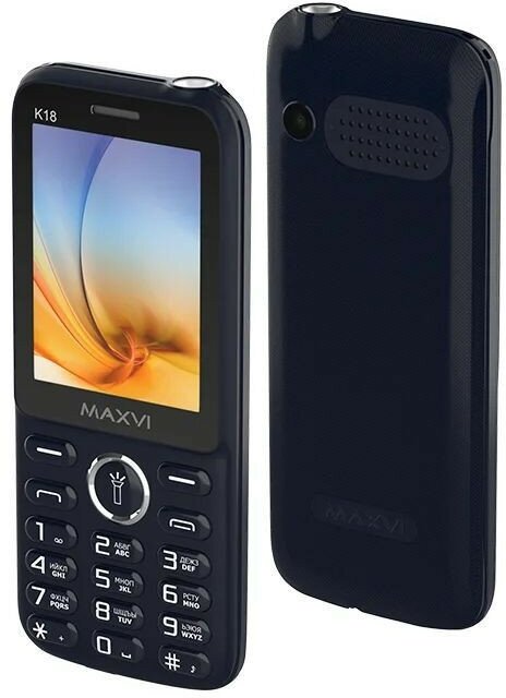 Телефон мобильный (MAXVI K18 Blue)