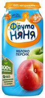 Пюре ФрутоНяня из яблок и персиков (с 5 месяцев) 250 г, 1 шт
