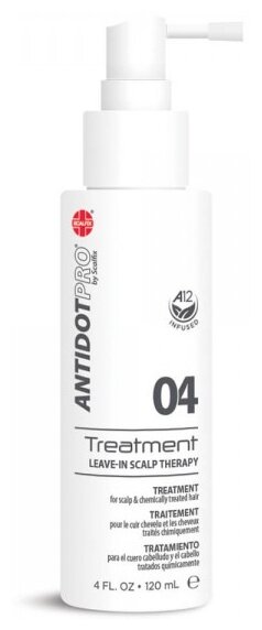 Antidotpro Уход несмываемый для кожи головы и поврежденных волос 04 Treatment Leave-in Scalp Therapy, 120 мл, аэрозоль