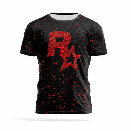 Футболка PANiN Brand, размер XXXL, красный, черный футболка panin brand размер xxxl красный черный