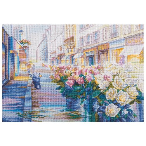 фото Panna набор для вышивания золотая серия gm-1730 цветущий париж