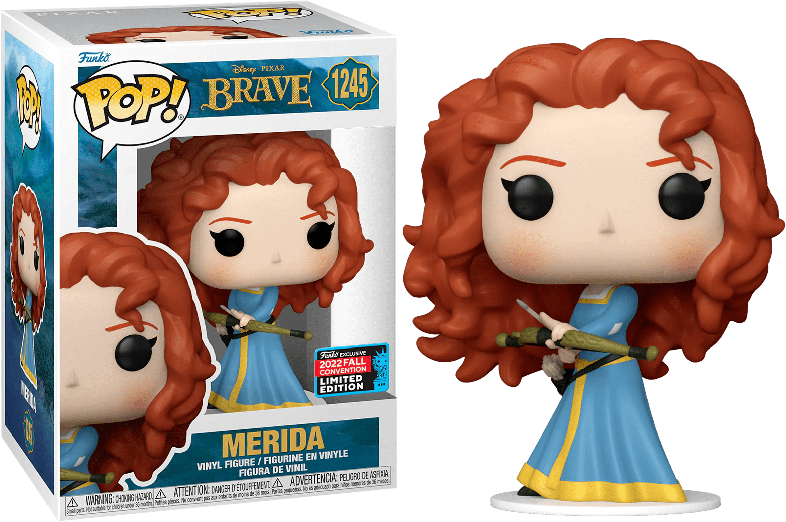 Фигурка Funko POP Merida со спикерам (Эксклюзив Fall Convention 2022) из мультфильма Brave Disney 1245