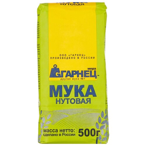 фото Мука Гарнец нутовая, 0.5 кг