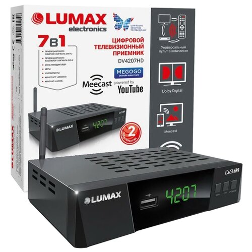 фото TV-тюнер LUMAX DV-4207HD черный