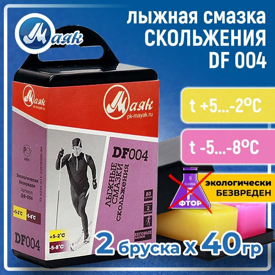 Парафин для лыж / Лыжная мазь скольжения Ancor Sport 2 шт 80 г