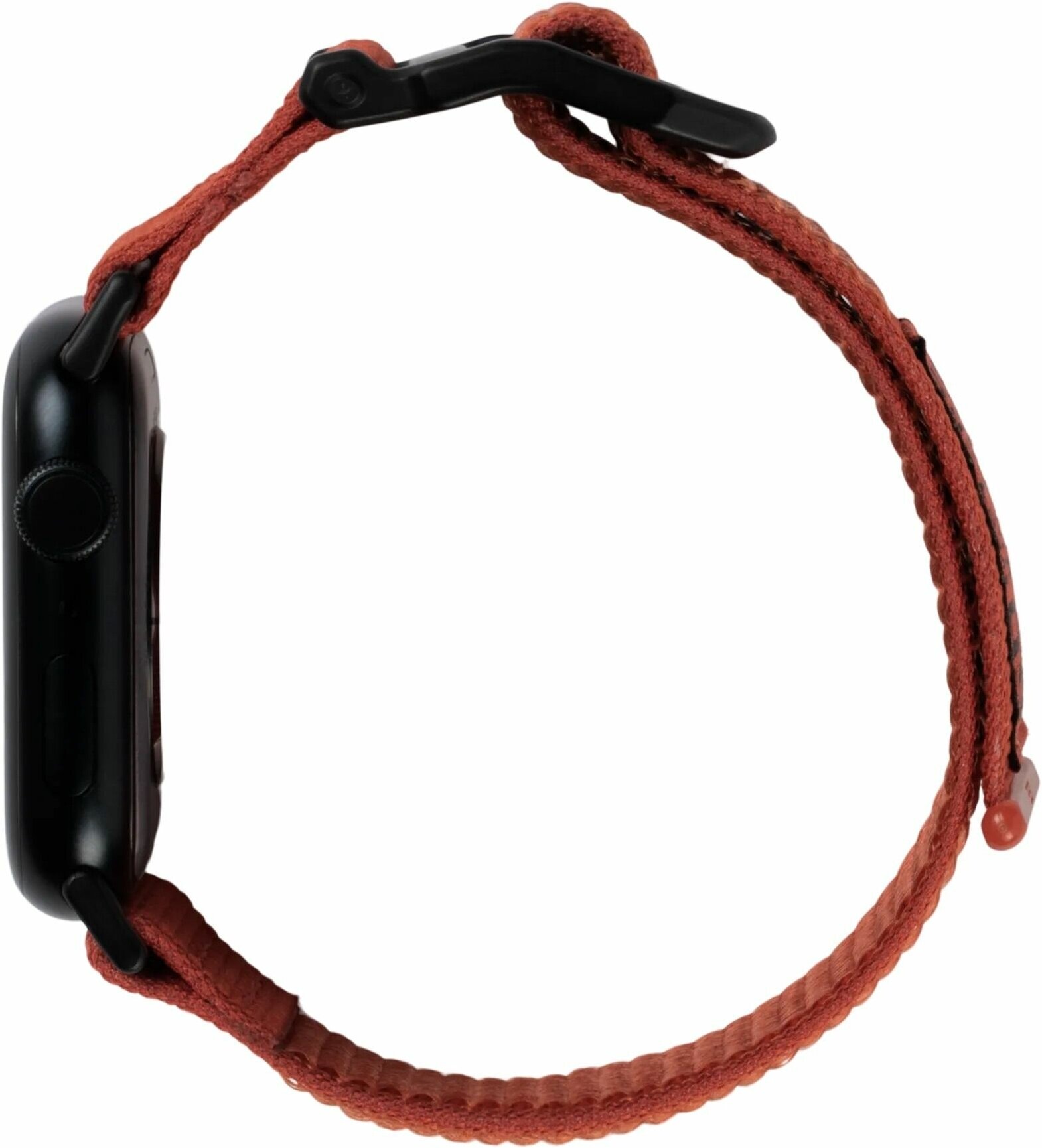 Нейлоновый ремешок с текстильной застёжкой UAG Active для Apple Watch 42 44 45 и 49 (дизайн 2022) (Ржавый / Rust)