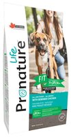 Корм для собак ProNature (11.3 кг) Life Fit Green сухой корм для собак и щенков всех пород с курицей