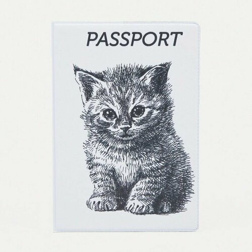 Обложка для паспорта , белый