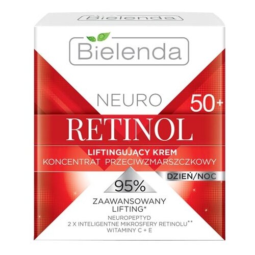 Крем-концентрат Bielenda Neuro Retinol подтягивающий 50+, 50 мл