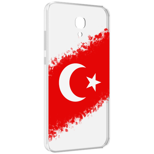Чехол MyPads флаг Турции для Meizu M6 (M711Q) задняя-панель-накладка-бампер чехол mypads флаг турции для meizu m6 m711q задняя панель накладка бампер