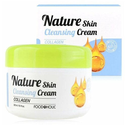 Очищающий крем для лица с коллагеном [FoodaHolic] Nature Skin Cleansing Cream Collagen