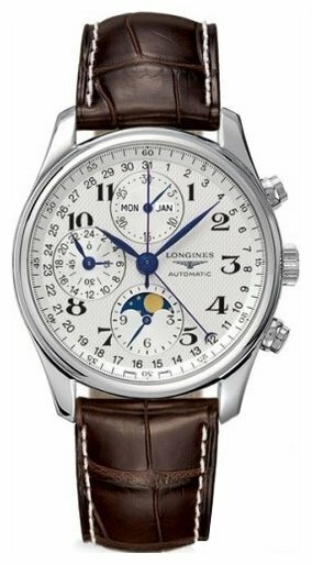 Наручные часы LONGINES The Longines Master Collection, белый, серебряный