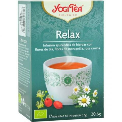 Чай в пакетиках Yogi Tea Relax, Цветки Липы и Ромашки, Шиповник, 17 пакетиков - фотография № 4