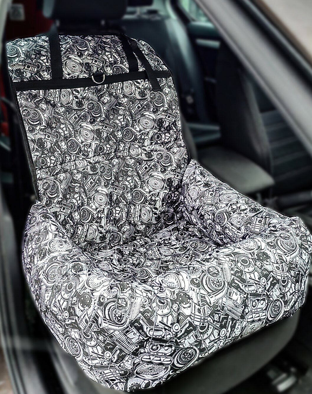 фото Автокресло для перевозки собак "Happy Friends", цвет: синий